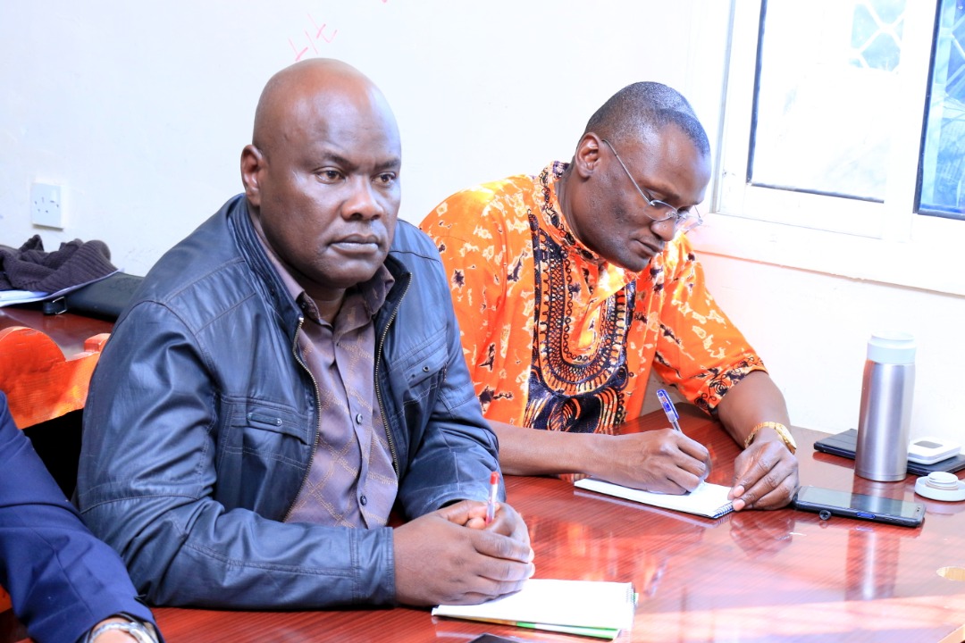 Dr. James Owino Ojigo, sitting on a panel during the submission of student's proposals hearing Viva Voce held at Amoud School of Postgraduate Studies and Research (AUSPGSR), January 7th, 2020. 